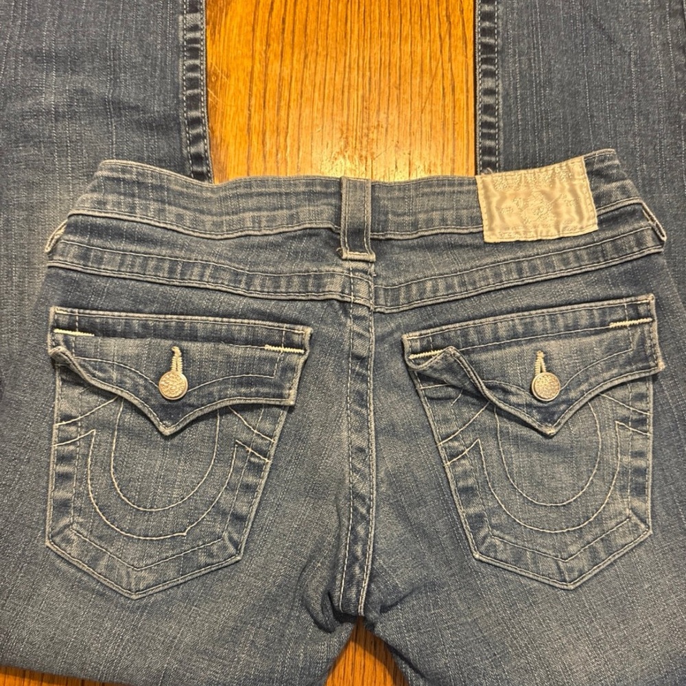 True Religion jeans women 27 skinny with Swarovski Crystal